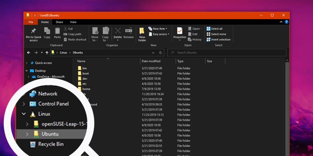 wsl files ubuntu